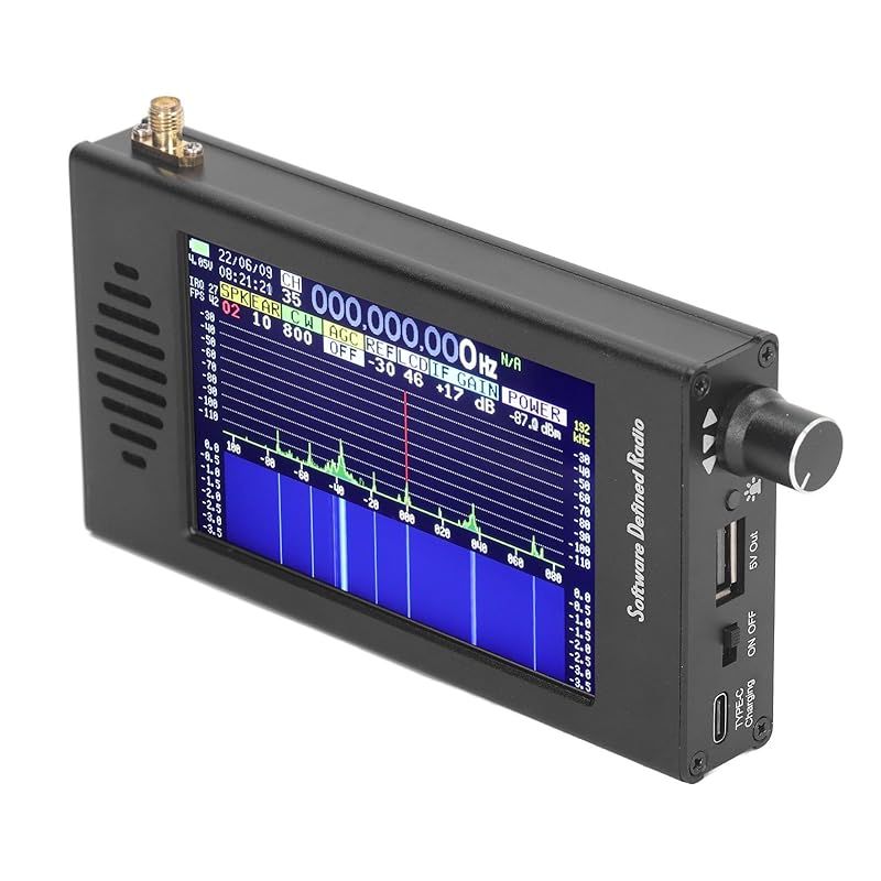 DSP SDRラジオ受信機 多機能 ポータブル短波ラジオ 4.3インチLCDディスプレイ 一回で約10～12時間利用でき 1 - メルカリ