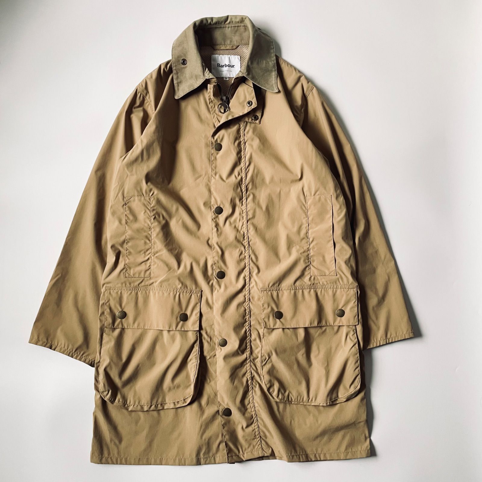 Barbour / SHIPS別注 BORDER ナイロン パッカブルコート - メルカリ