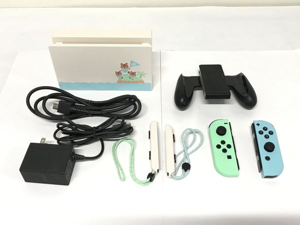 任天堂 Nintendo Switch HAC-001 あつまれ どうぶつの森 セット ゲーム機 中古 F8615756