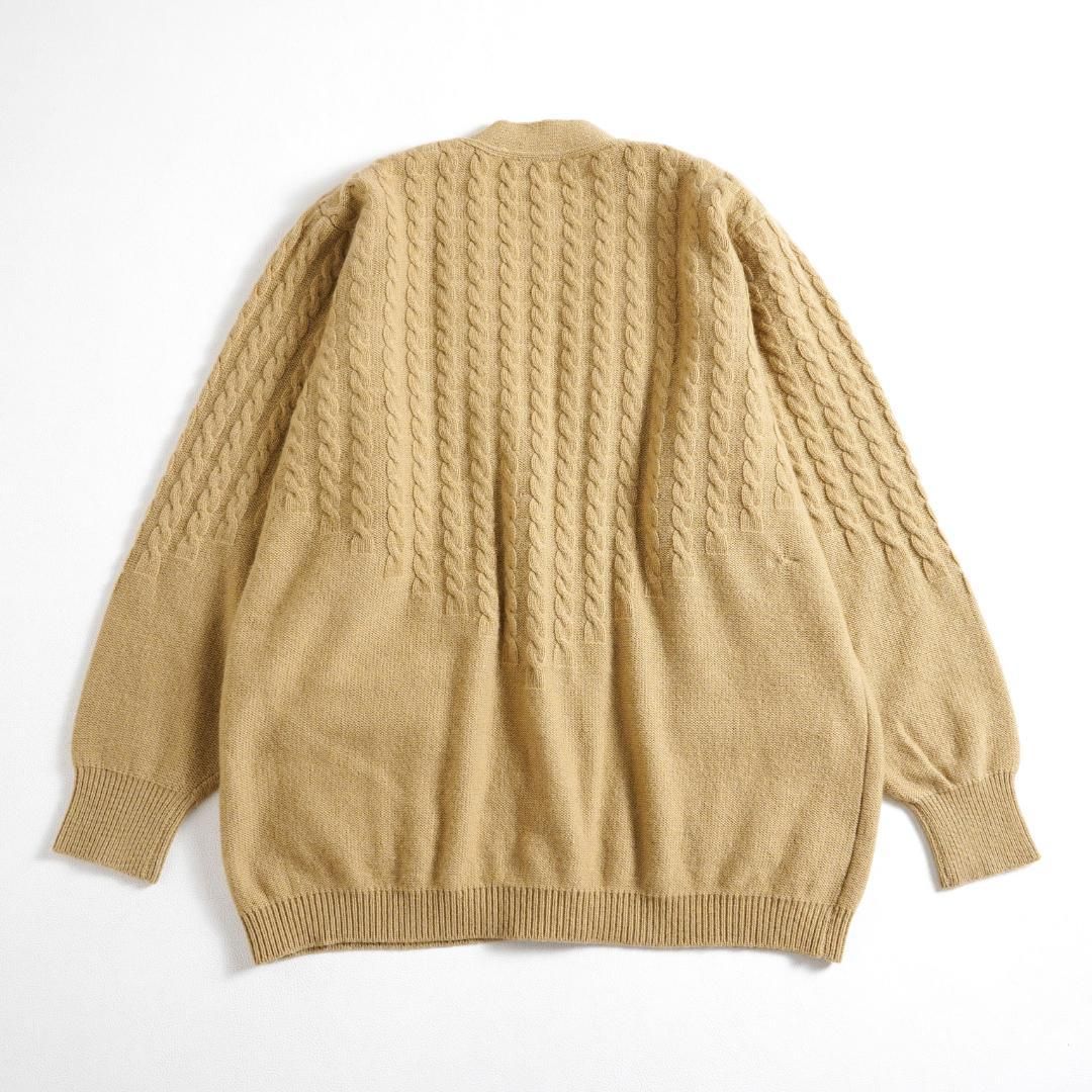 カシミヤ ロゴ刺繍