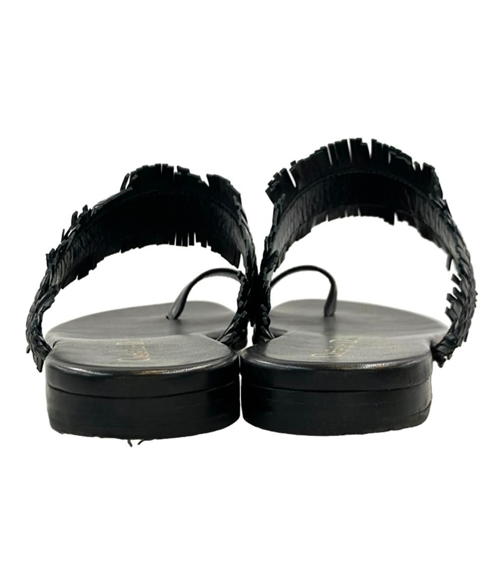 超大幅交渉可 クリスチャンディオール レザーサンダル ラムスキン編み込み レディース SIZE 35 Christian Dior ランニング