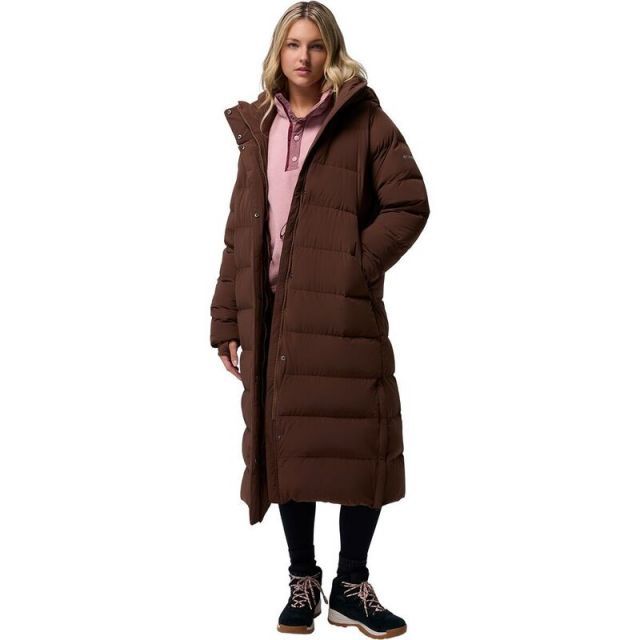 送料無料 コロンビア レディース ジャケット ブルゾン アウター Amaze Puff Long Hooded Jacket - Women s Tobacco