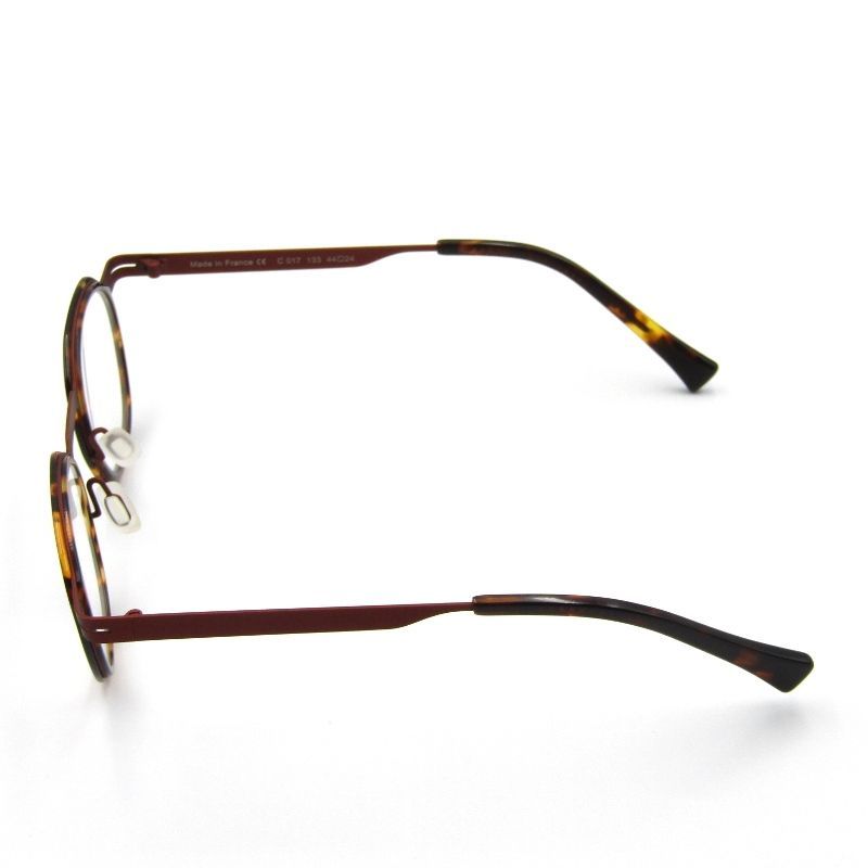 美品 XIT エックスアイティー メガネフレーム C017 フランス製 多角形  