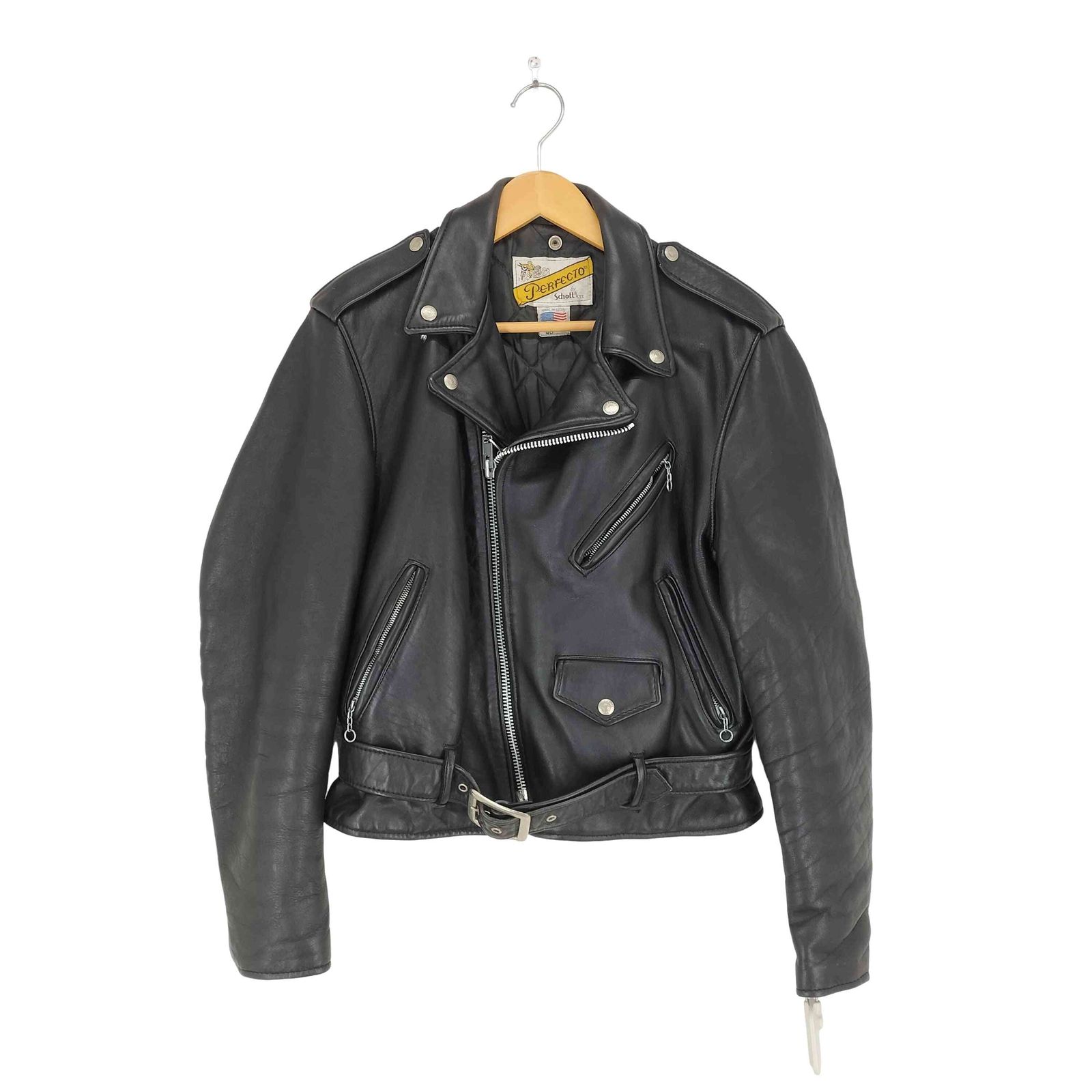 状態良Zip要交換Schott 641xx 32 サボテンタグ 90s 別注復刻 2025年