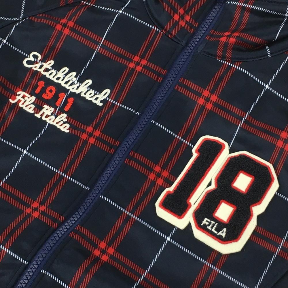 フィラゴルフ ジャケット レッド×ネイビー チェック 裏起毛 レディース M ゴルフウェア FILA GOLF ジャケットブルゾン チェック 美品フィラゴルフ 裏 ジップアップジャケット メルカリ