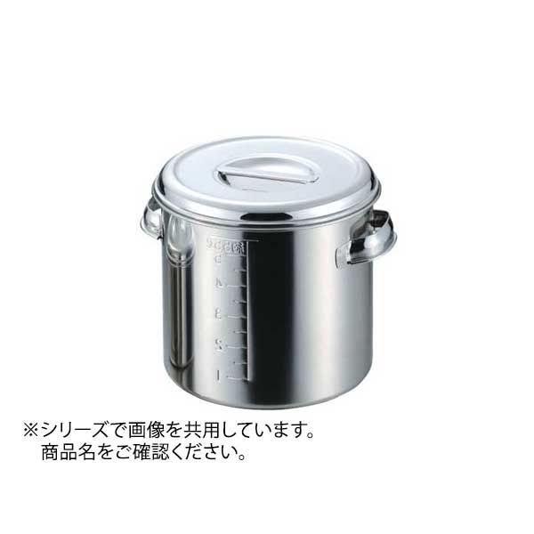 18-8 深型キッチンポット 手付 目盛付 30cm 11030-1