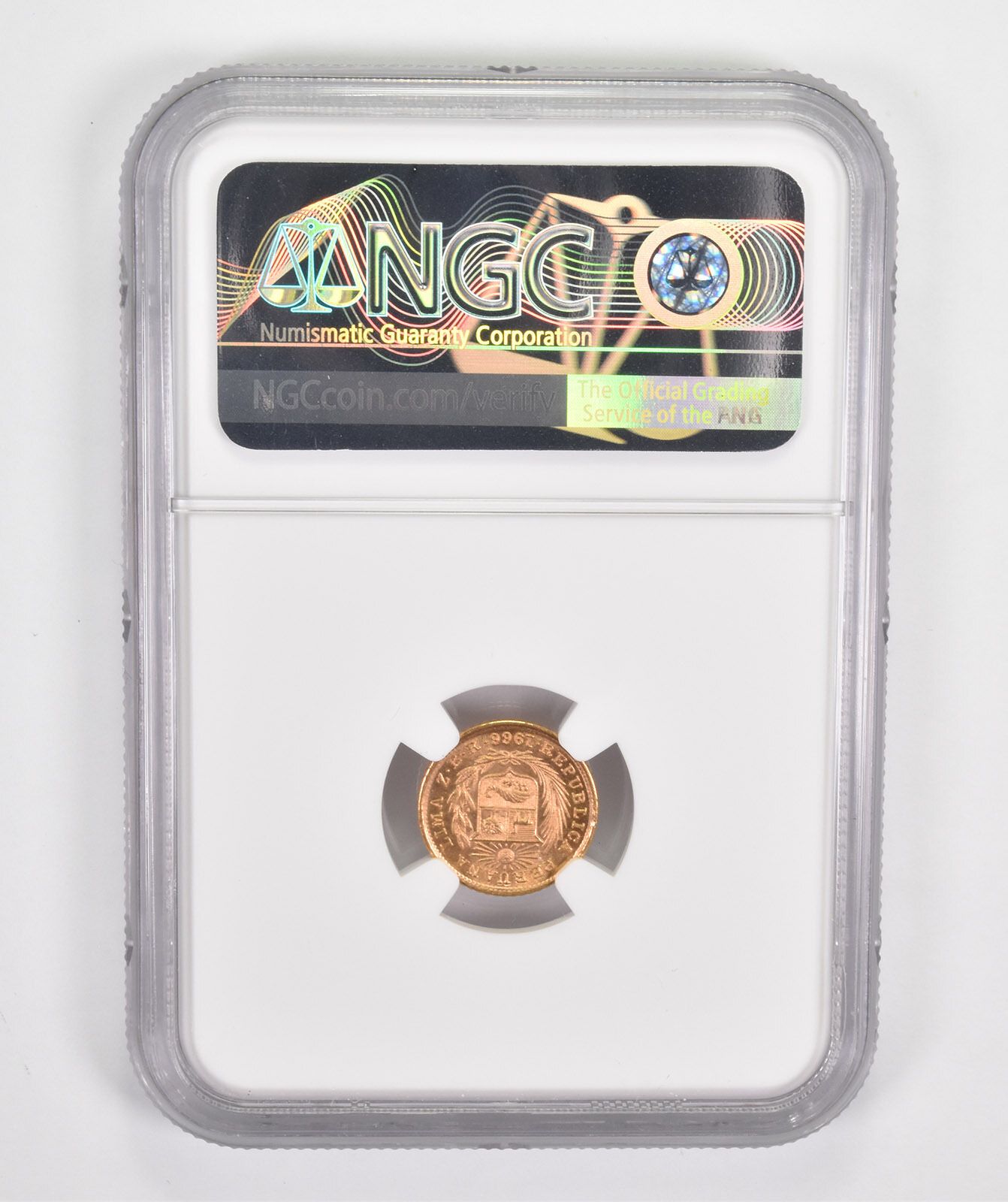 MS68 1966 ZBR ペルー 1/5 リマ NGC - メルカリ