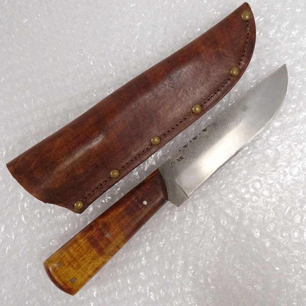 north-river-custom-knives L6 high carbon tool steel ナイフ レザー