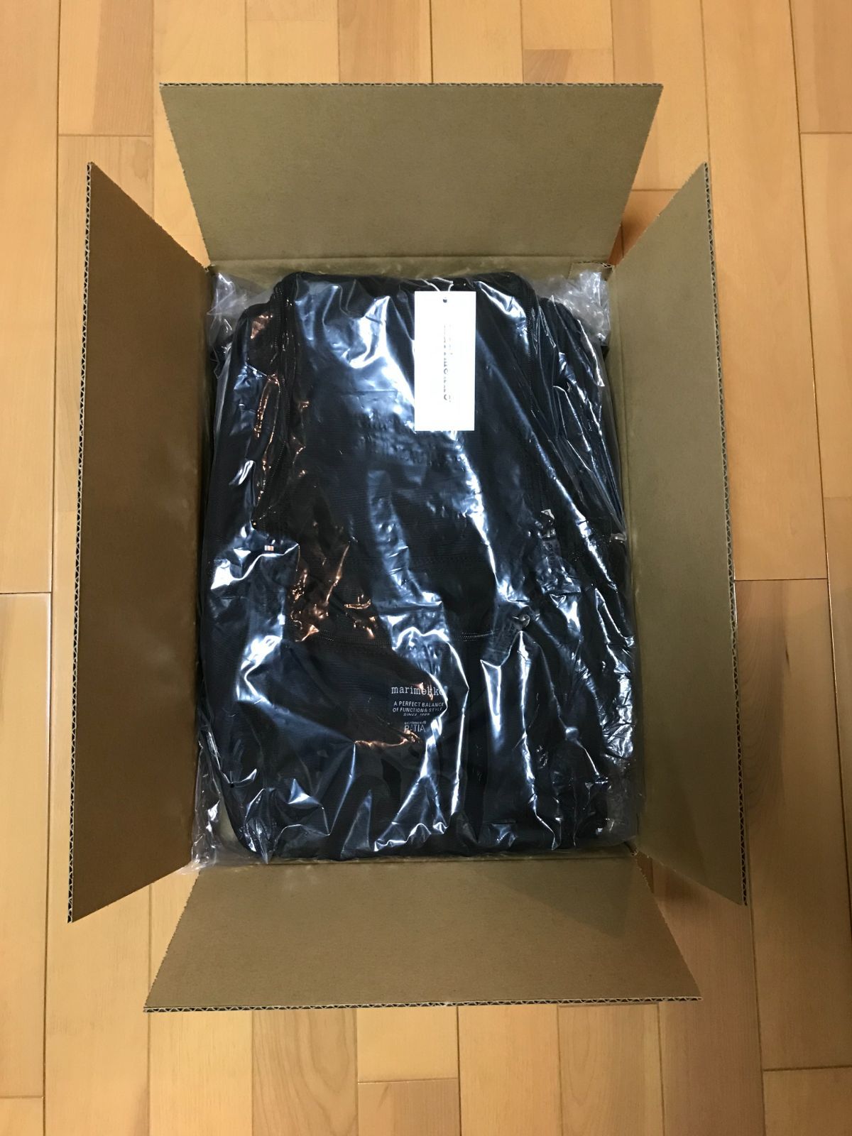 MARIMEKKO マリメッコ BUDDY バディー 黒 リュック バックパック DECORATOM_COM_BR