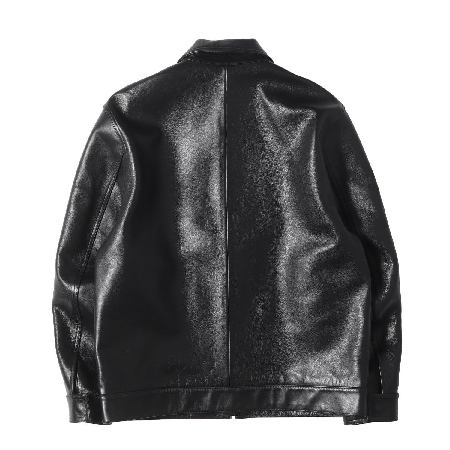 美品 WACKO MARIA ワコマリア ジャケット サイズ:L 22AW ステアハイドレザー シングル ライダースジャケット SINGLE  RIDERS LEATHER JACKET ブラック 黒 アウター ブルゾン 上着【メンズ】