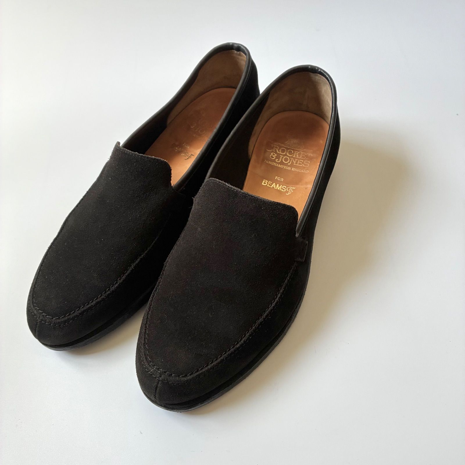 CROCKETT&JONES / BEAMS F 別注 GAVIN スエード エプロンフロント 