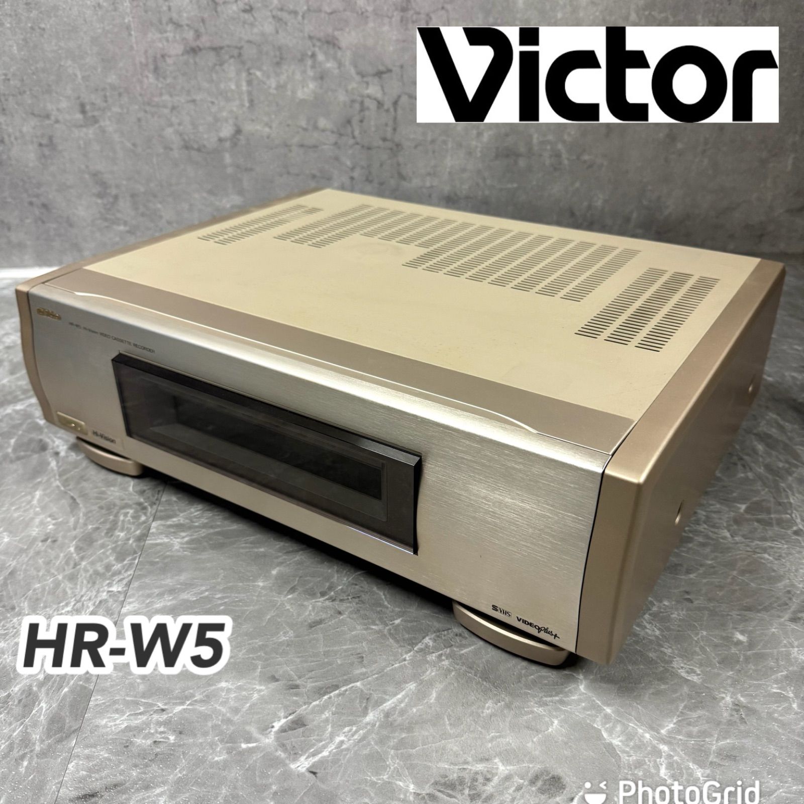 Victor ビクター HR-W5 高性能VHSビデオデッキ 希少モデル レトロ