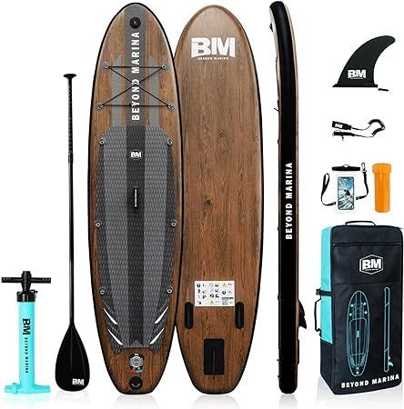 Beyond Marina supボード スタンドアップパドルボード supインフレータブル サップボード SUPセット オールラウンドSUP 超軽量 安定性 滑り止め 初心者 長320cm 幅81cm Dリング付き