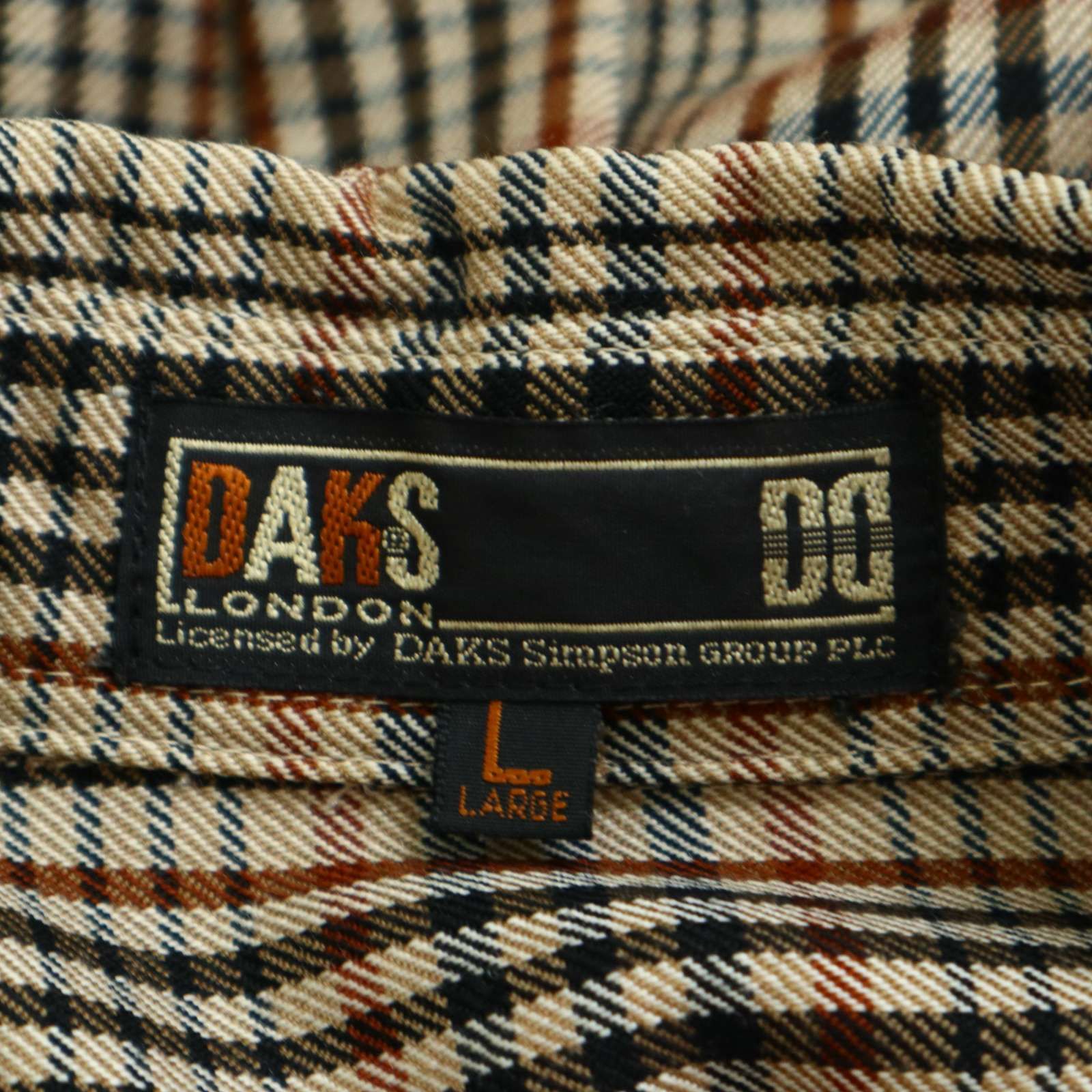 【ベロア】ダックス　テーラードジャケット　ロゴ入りボタン　ゴルフ　ヘリンボーン 高級】DAKS ダックス テーラードジャケット ボタンロゴ入り 日本