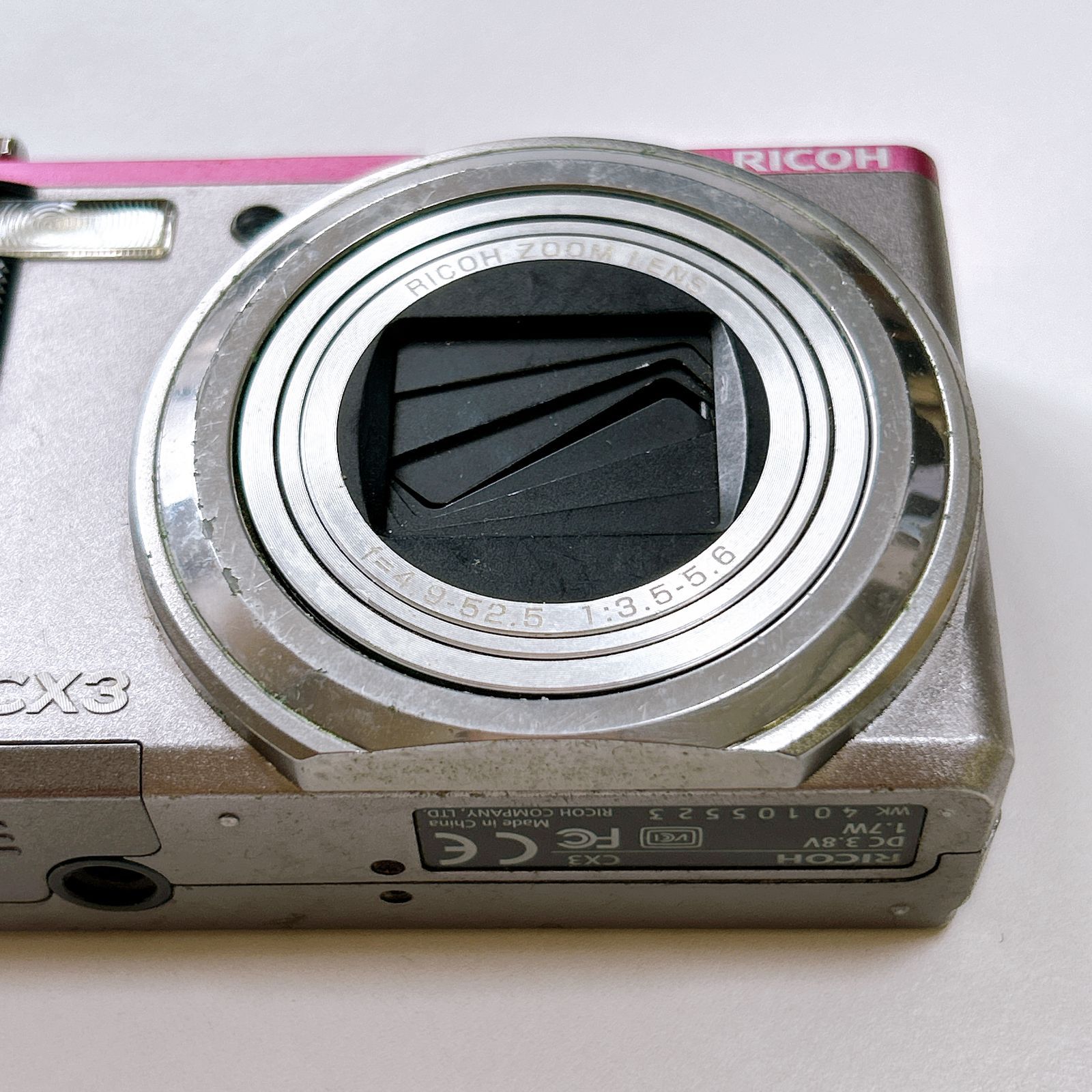 RICOH CX3 シルバー デジカメ デジタルカメラ 動作確認済み 充電 RICOH CX3 シルバー デジカメ デジタルカメラ 動作確認済み 充電