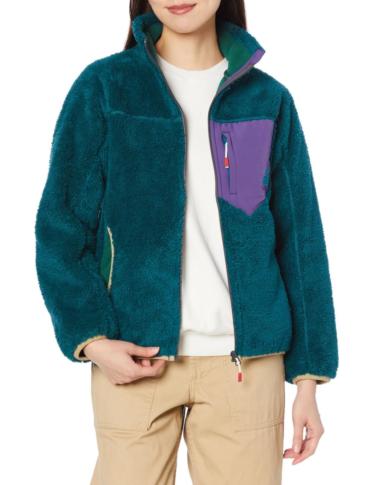 Size L_Color Dark Teal チャムス アウター Bonding Fleece Jacket レディース Dark Teal L