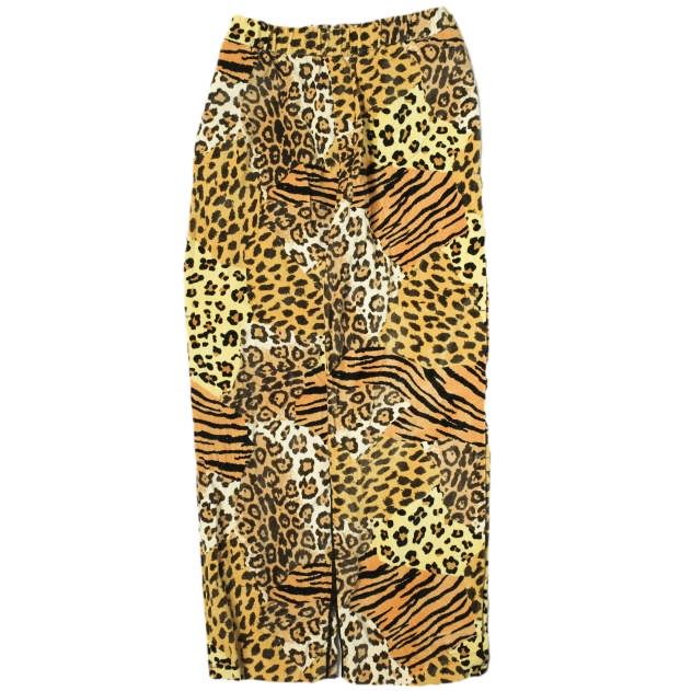 Style Eyes x maturely スタイルアイズ マチュアリー 20AW 別注 日本製 Animal Velvet Easy Pants アニマルベルベットイージーパンツ 13-24-0982-086 Animal Crazy BEAMS ヒョウ柄