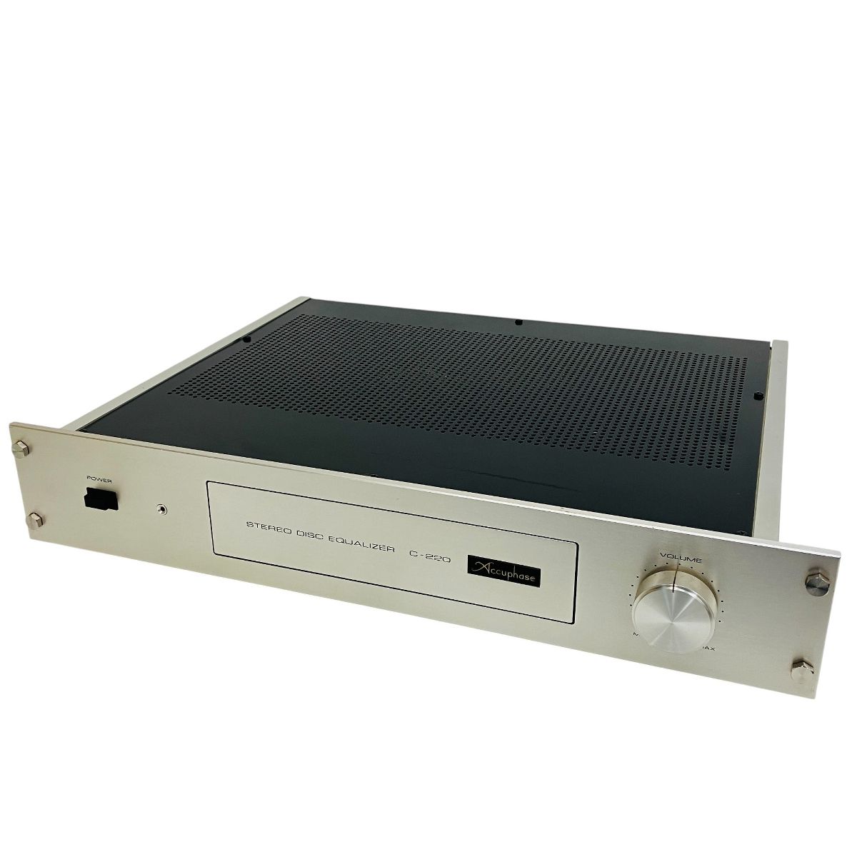 Accuphase アキュフェーズ　C-220 プリアンプ　通電確認済み 美品! Accuphase C-220 アキュフェーズ フォノイコライザー DISC専用