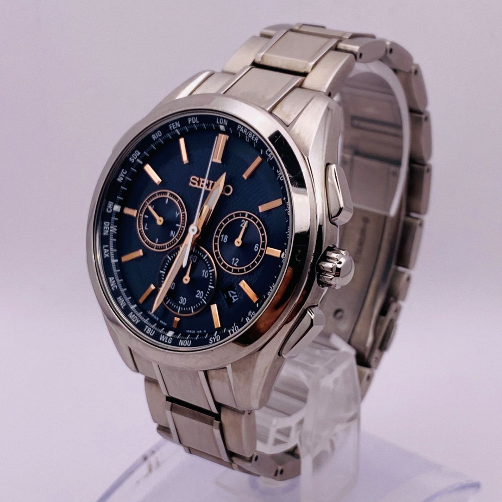 T345）良品 稼動品 SEIKO セイコー 電波ソーラー BRIGHTZ ブライツ  