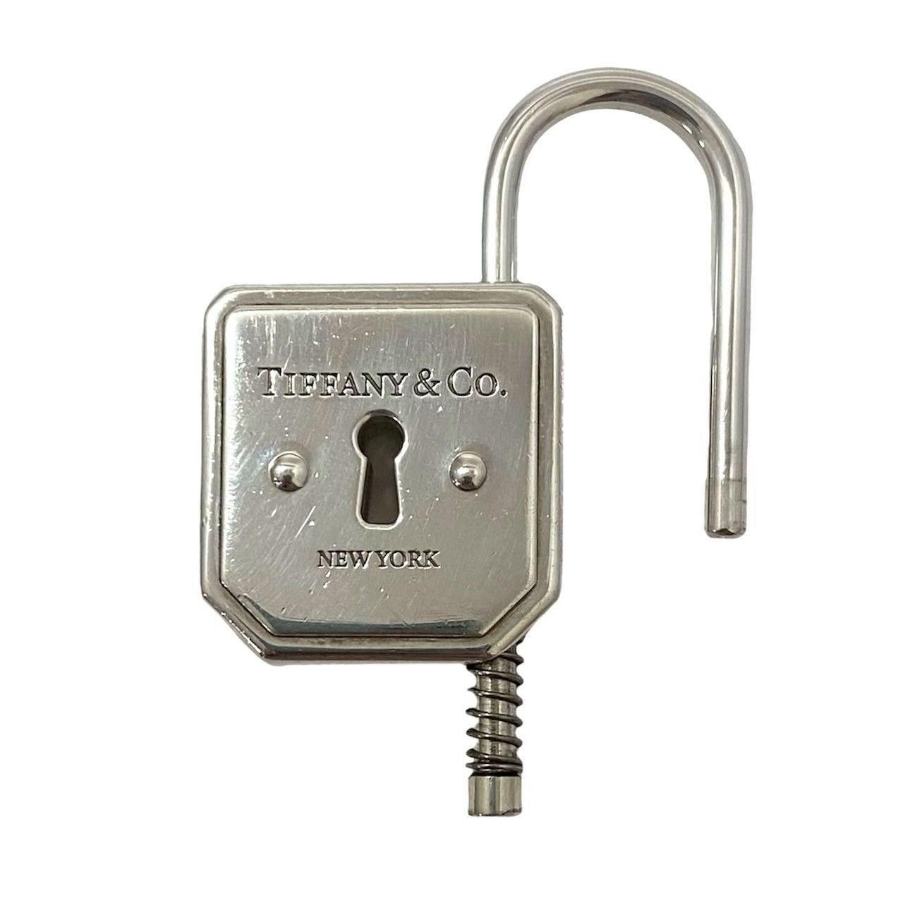 100％品質保証。 FU TIFFANY-Co. カデナ AG925 SV925 SILVER シルバー 総重量約49.4g パドロック 南京錠 ティファニー FU-5388 【驚きの価格が実現！】