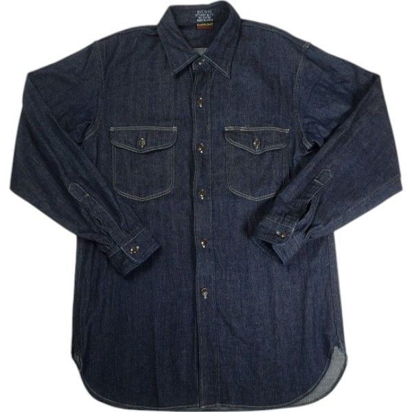 Size【15.5】 At Last ＆ Co アットラスト/BUTCHER PRODUCTS ブッチャープロダクツ DENIM WORK SHIRT 長袖シャツ インディゴ 【中古品-良い】 20816054