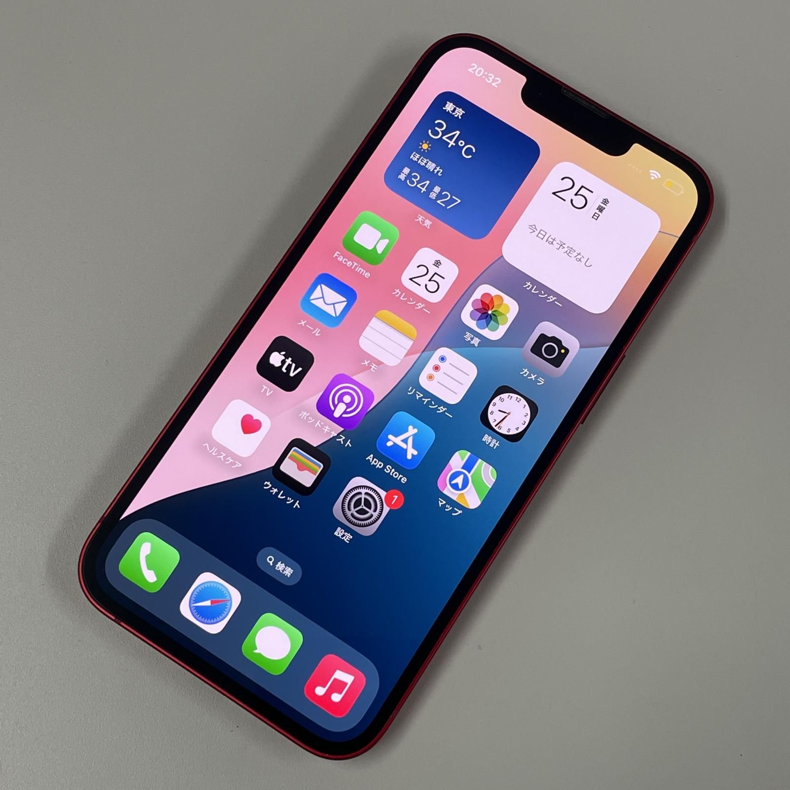 softbank iPhone 13 256GB レッド - メルカリ