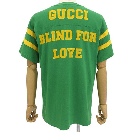 GUCCI グッチ Tシャツ・カットソー 緑x白等 S 4103624E0264 GUCCI(グッチ) 25 Gucci Eschatology Tシャツ トップス オーバー