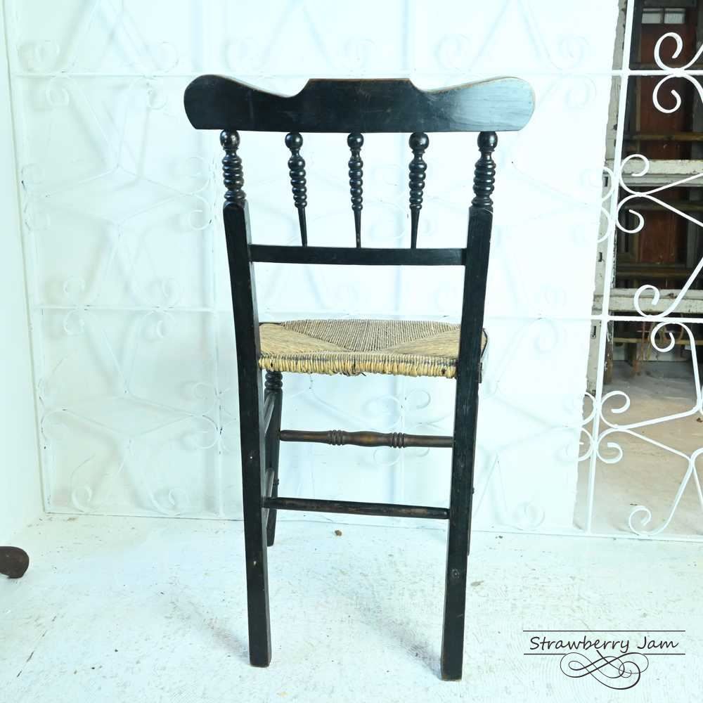 L3705-15 英国アンティーク ラタンチェア キッチンチェア 1819 家具・インテリア L3705-15 英国アンティーク ストローチェア