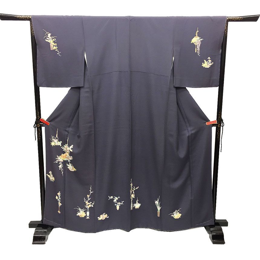 本場茨城県結城紬反物-全証紙つき 本場結城紬 証紙