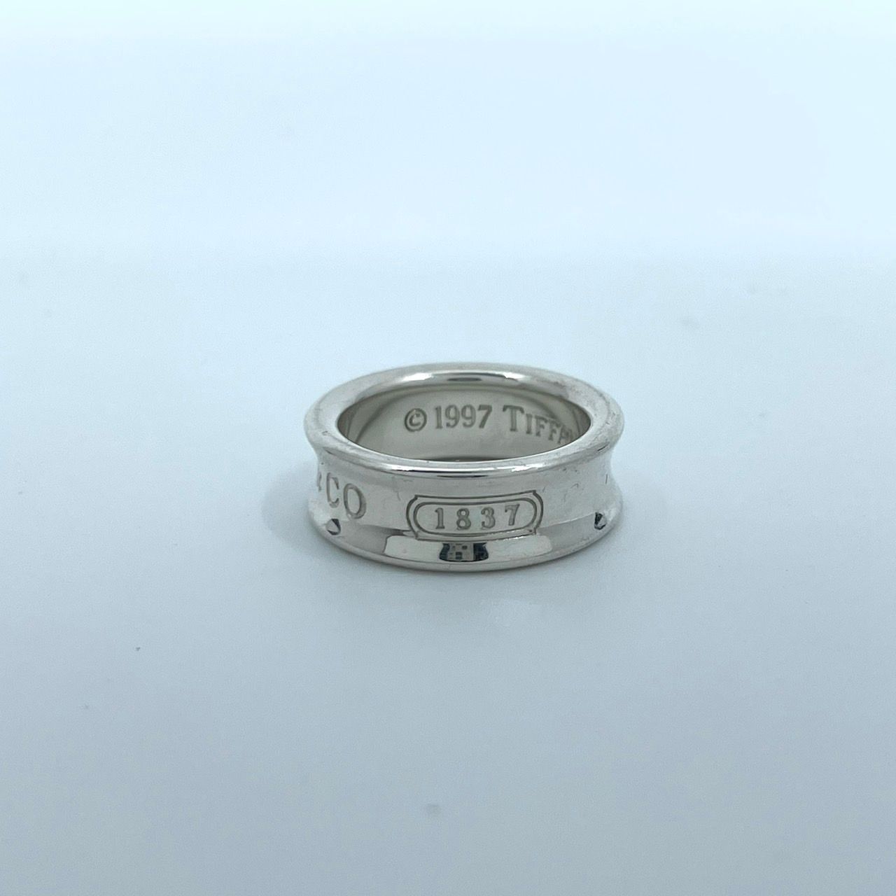 『美品』 ティファニー ビンテージ SV925 ナローリング 1837 美品 TIFFANY & Co. ティファニー 1837 ナローリング オールド