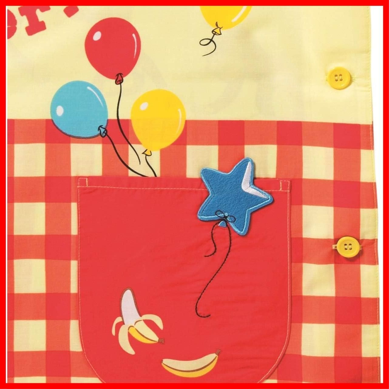  ラン型 大人用 保育園 キャラクター こんにちはジョージ 幼稚園 保育士 レディース エプロン おさるのジョージ 丸眞 エプロン キッズファッション小物