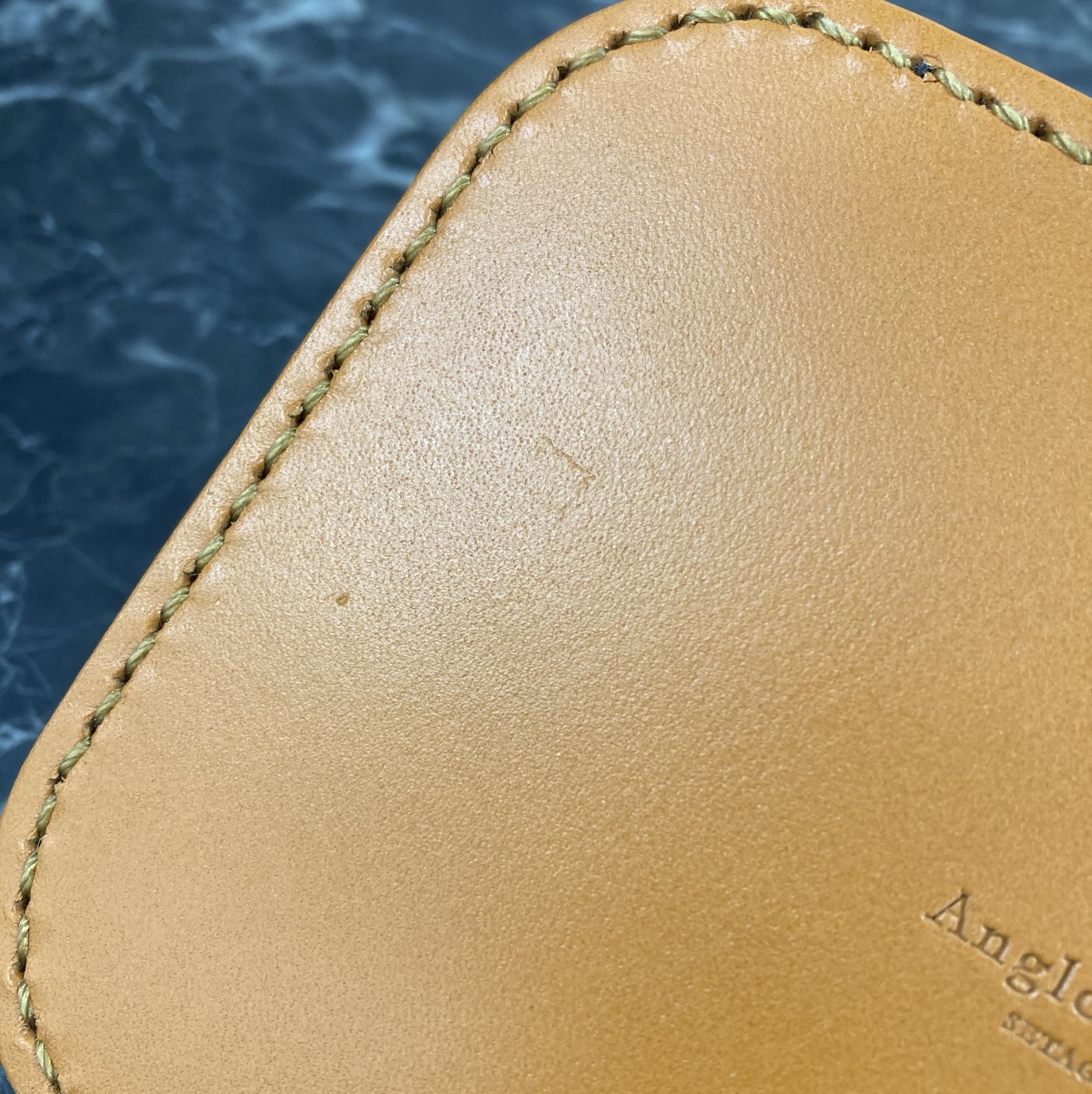 66. ＃1 Anglo-company アングロ-カンパニー レザーワレット ルアーケース 店舗併売品