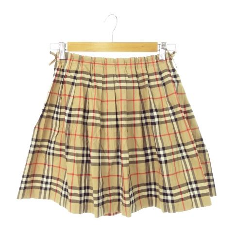みえこ【新品】バーバリー　プリーツスカート　164cm 14Y みえこバーバリー チルドレン プリーツスカート 14Y 164 チェック柄