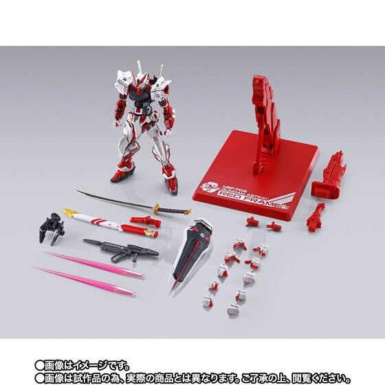  NATIONS METAL BUILD ガンダムアストレイ レッドフレーム PROJECT ASTRAY ABS PVC ダイキャスト製 180 mm 塗装済みフィギュア その他 おもちゃ