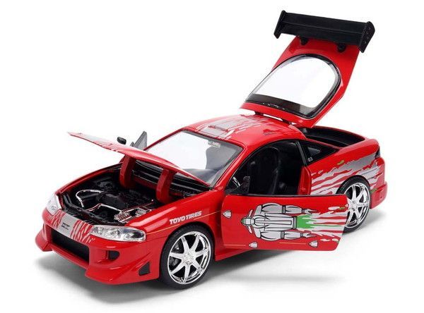 新品 JADA TOYS 1/24 ワイルド・スピード ミツビシ エクリプス レッド