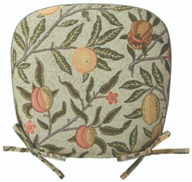 ダイニングシートクッション: ウィリアム・モリス William Morris フルーツ Fruit (LN1729) 45×43cm