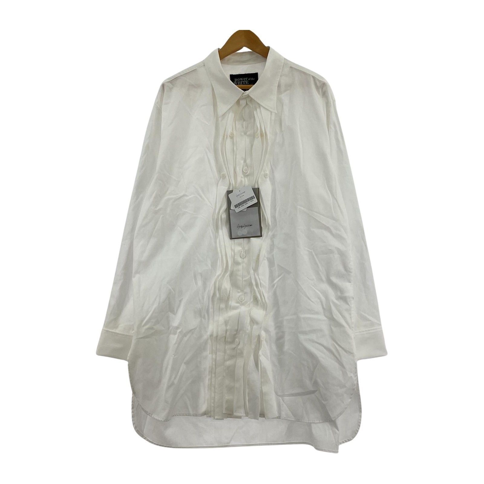 Yohji Yamamoto/power of the WHITE shirt/U-WTブロードフリルB