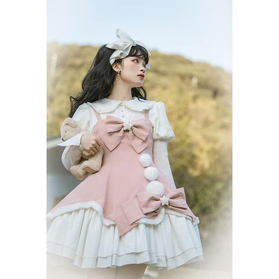 ロリータ ワンピース コスチューム メイド服 ゴスロリ ロリータワンピース 華やか メイド 豪華セット レディース 姫袖 姫ロリ 甘ロリ ゴシック ゴスロリ おと