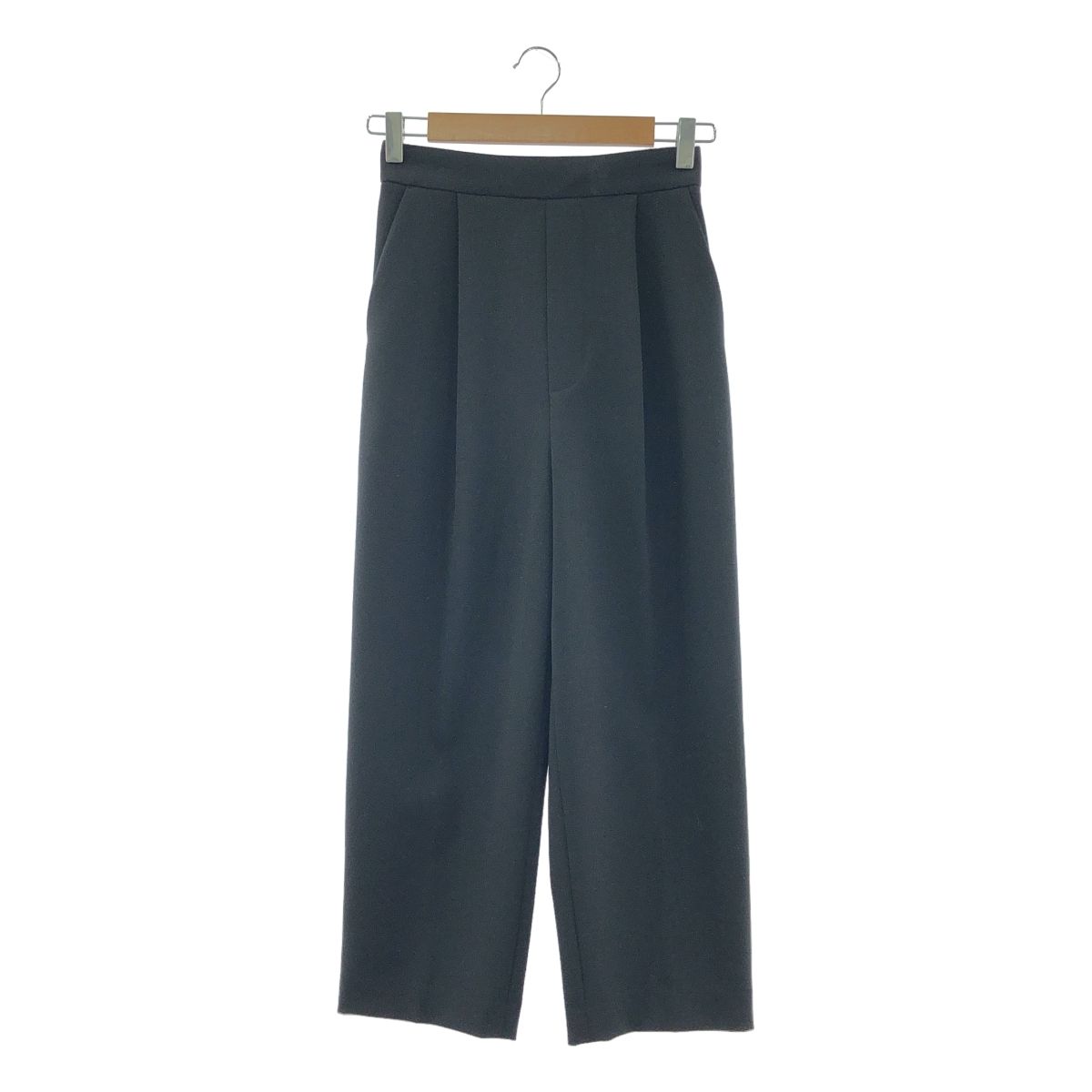 ENFOLD*ダブルクロス１ゴムクロップドパンツ 2019AW ENFOLD*ダブルクロス１ゴムクロップドパンツ 2019AW