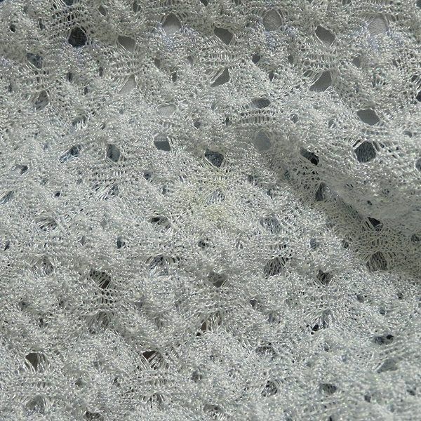 anc ミッソーニ MISSONI ワンピース ニット 44 青 水色 シルク ラメ