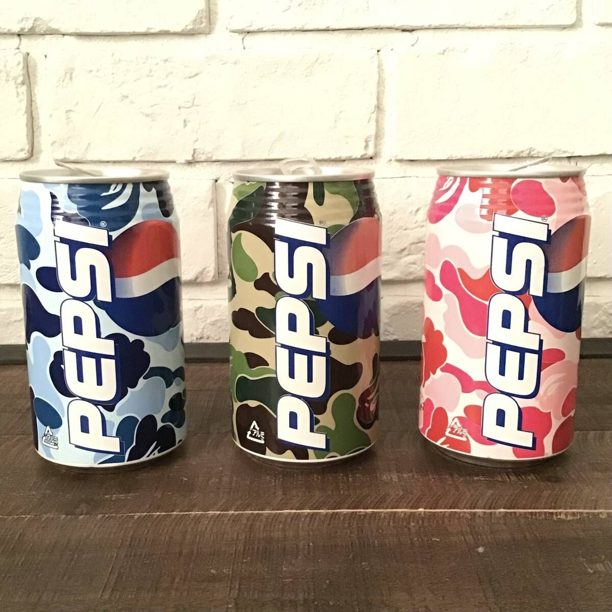 エイプ×ペプシ　迷彩マイロ3色セット　APE PEPSI エイプ×ペプシ 迷彩マイロ3色セット APE PEPSI BATHING A APE 猿迷彩 3