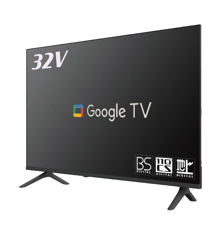 テレビ 32インチ ハイビジョン Wチューナー Android搭載 音声