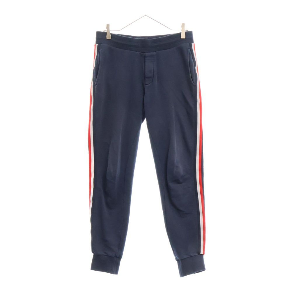 MONCLER (モンクレール) PANTALONE F20918H71700 スウェットパンツ サイドライン ネイビー
