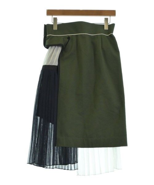 sacai膝丈スカート sacai ひざ丈スカート レディース 【古着】【中古】【送料無料