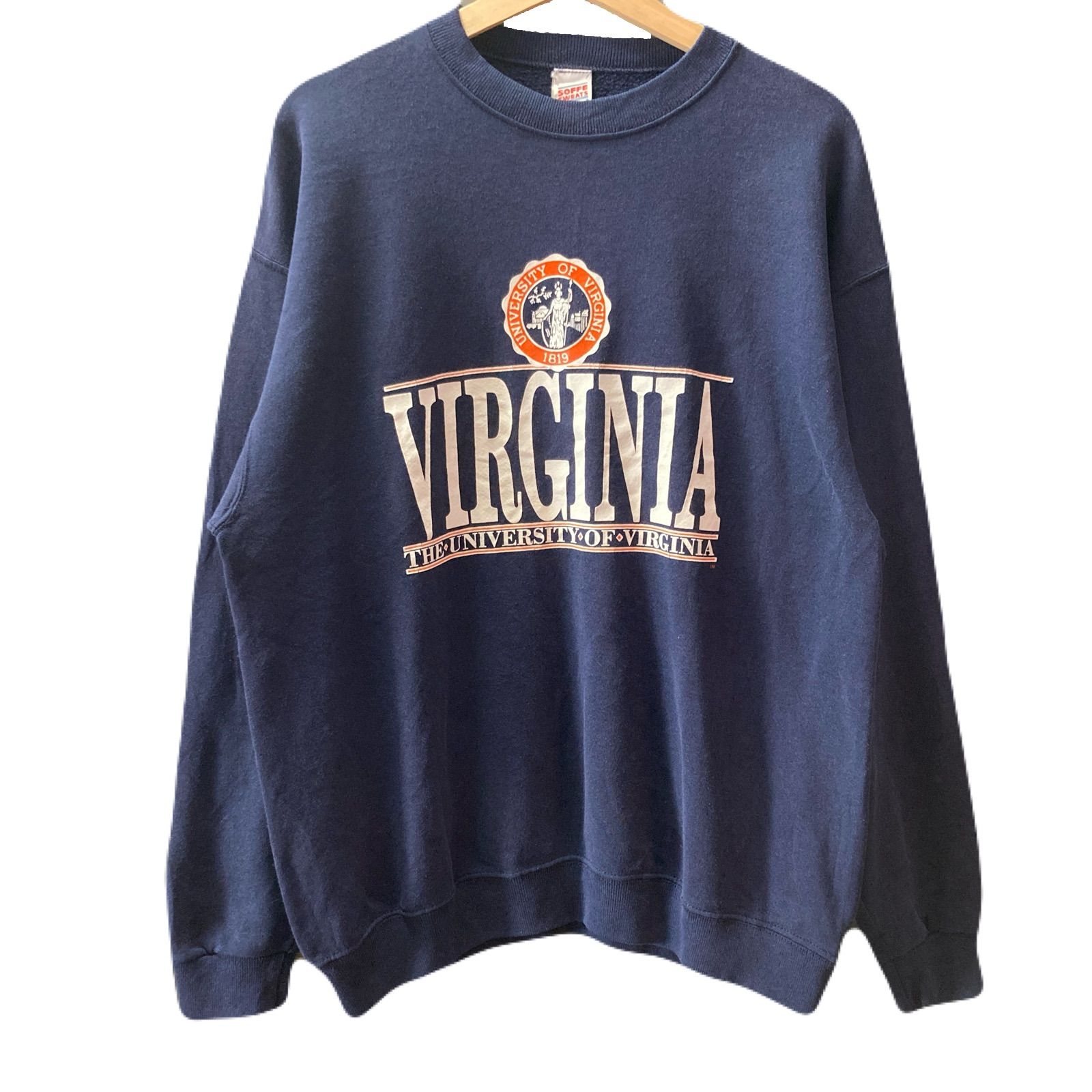 海外規格L】古着 90s SOFFE スウェットシャツ University of Virginia 