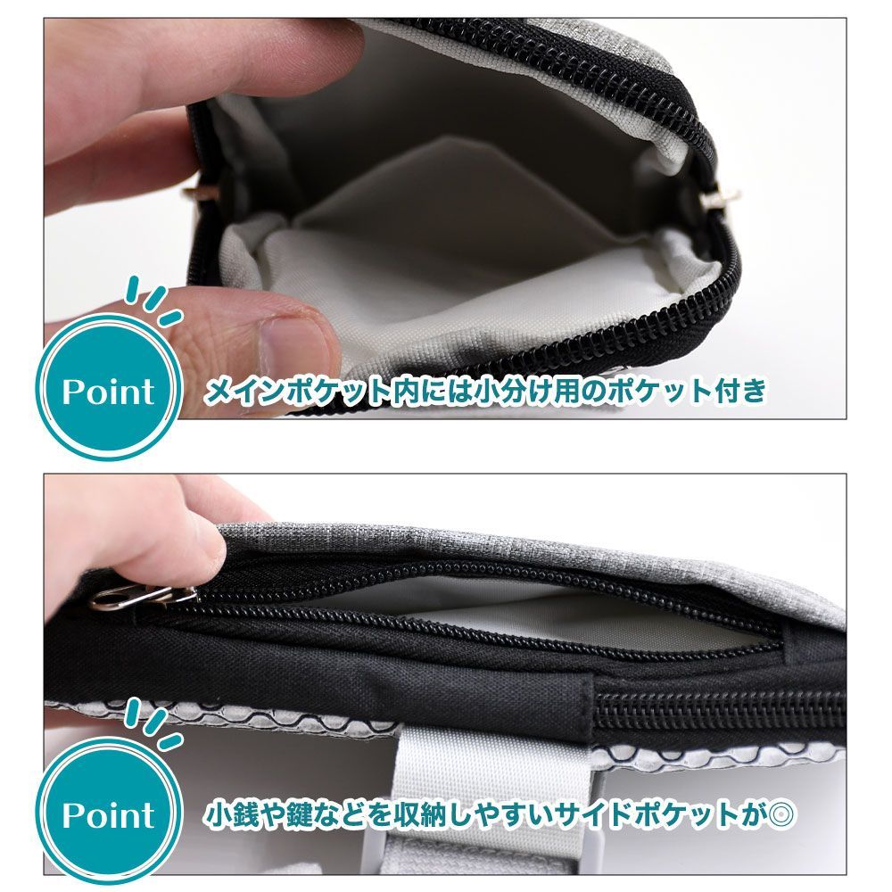 各種スマホ対応 アームケース ライトグレー サイドジッパー付き アームポーチ 通気性抜群 撥水素材 腕バンド スポーツ ランニング ジョギング  複数ポケット レディース メンズ iphone galaxy xperia ラジオ用 音楽用 スマホ 持ち歩き - メルカリ