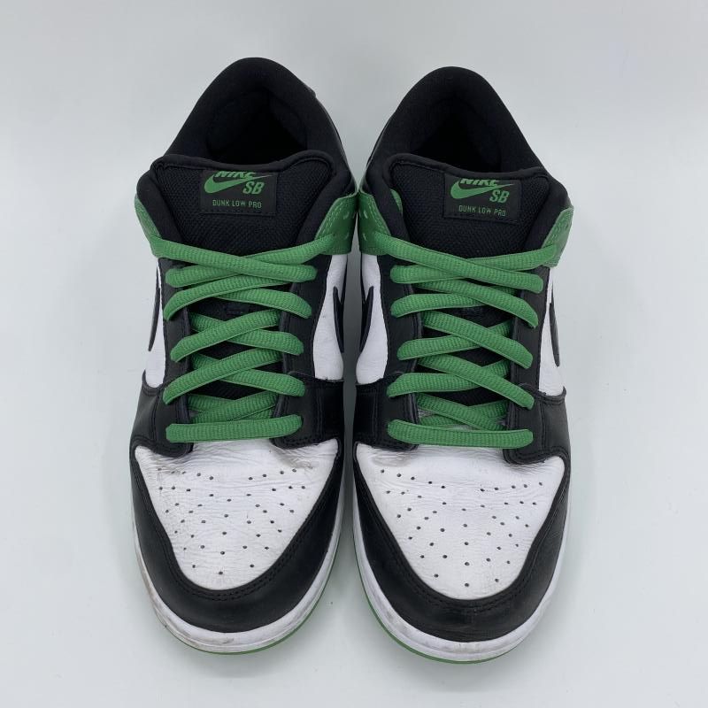 中古】NIKE SB Dunk Low Pro Black and Classic Green