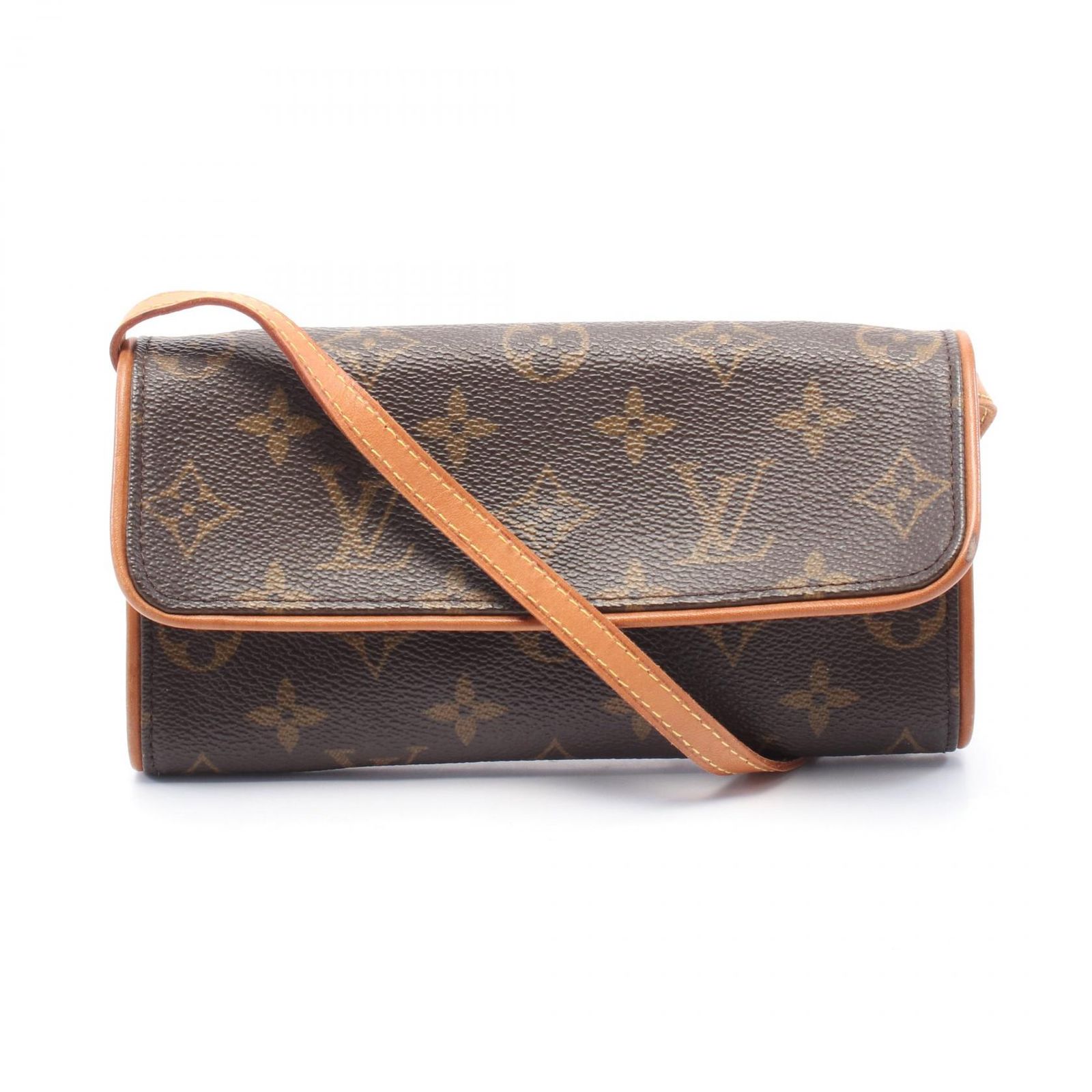 ルイ ヴィトン LOUIS VUITTON ショルダーバッグ ポシェット ツインPM M51854 PVCコーティングキャンバス レザー ポシェット ツインPM レディース Used B