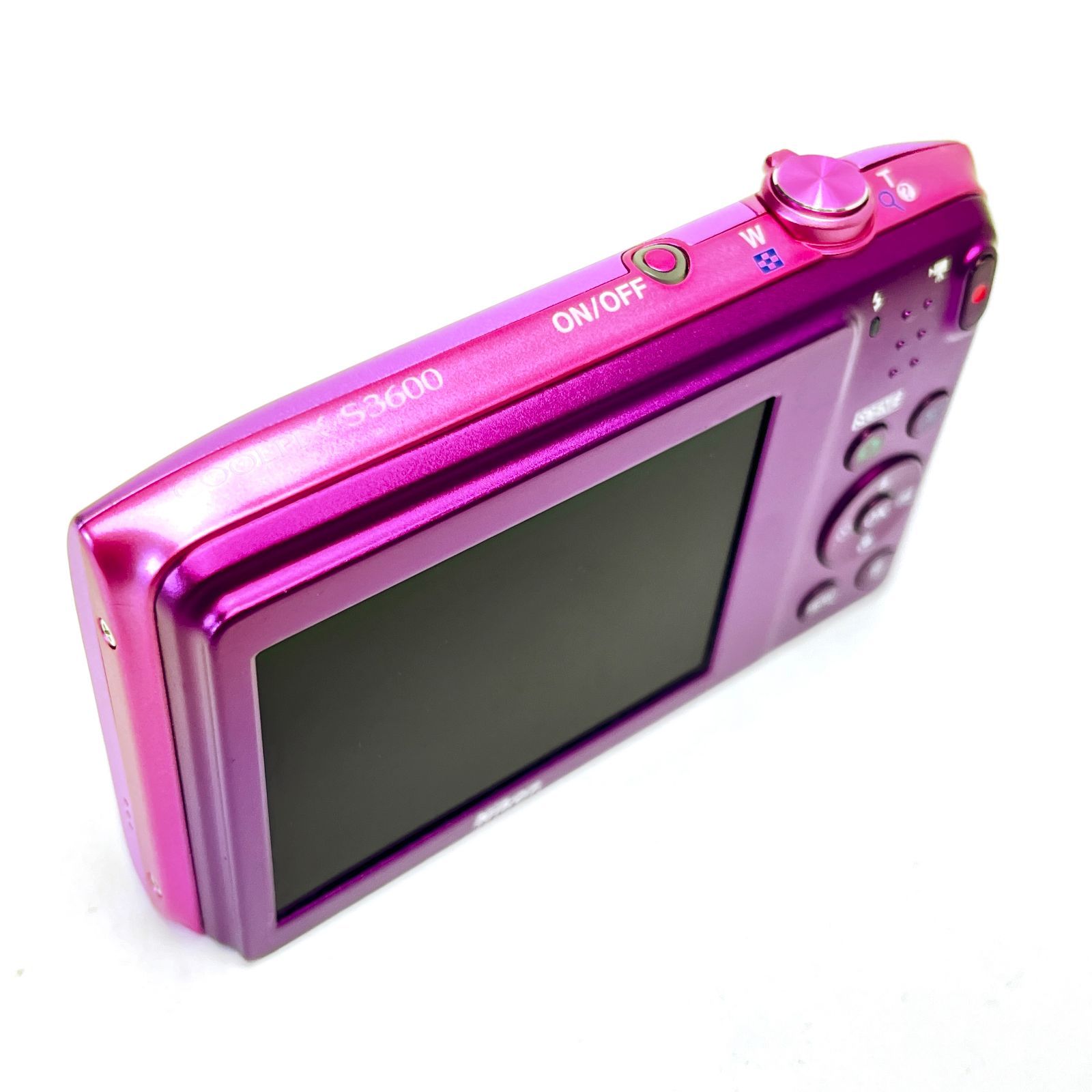 Nikon COOLPIX S3600 デジタルカメラ ピンク 20.1MP 光学8倍ズーム