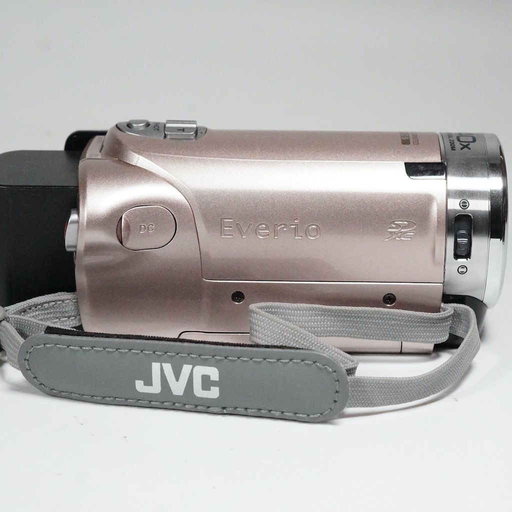 【専用】HDデジタルビデオカメラ JVC EverioGZ-E117-W動作確認 JVC Victor Everio GZ-E117-N ピンク 動作OK 1週間保証 /1405